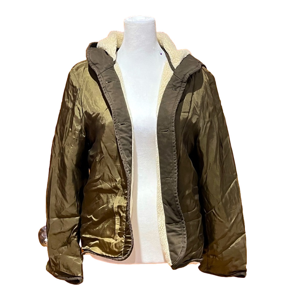 Michael Kors Green Fleece Jacket Liner
